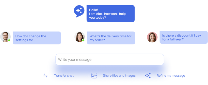 Unlimited live chat history dashboard
