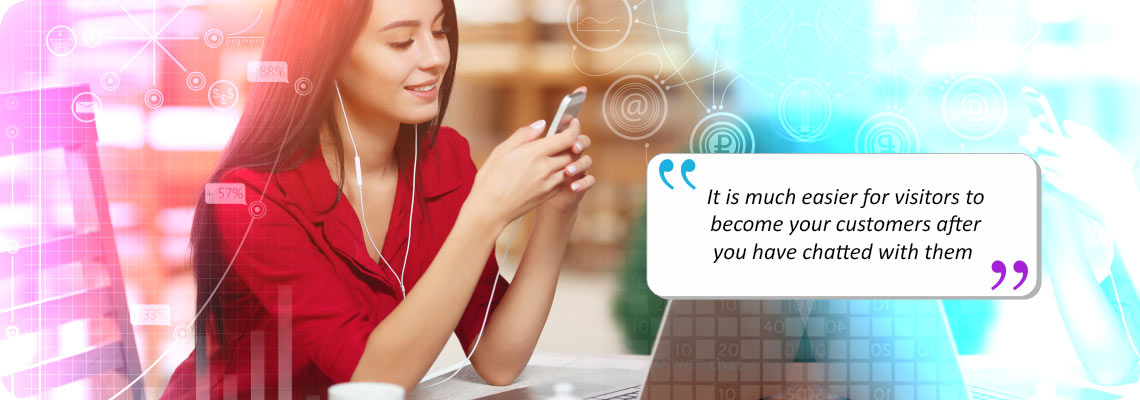 Increase sales with onWebChat - live chat system