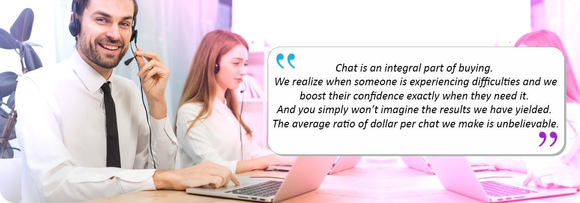 Use onWebChat - live chat system and chat with your website visitors