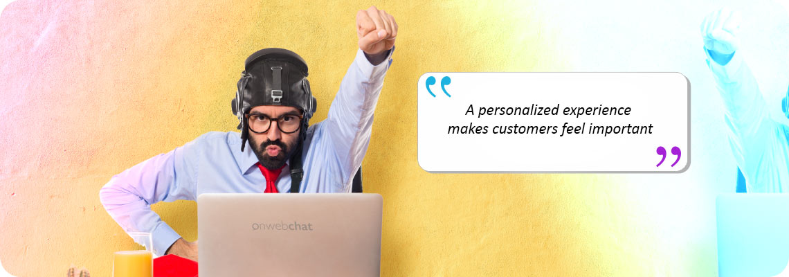 Live chat system makes visitors' experience personalized