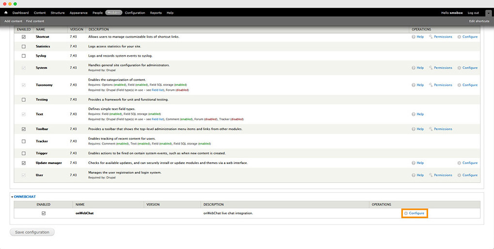 Drupal 7 module installation instructions step4
