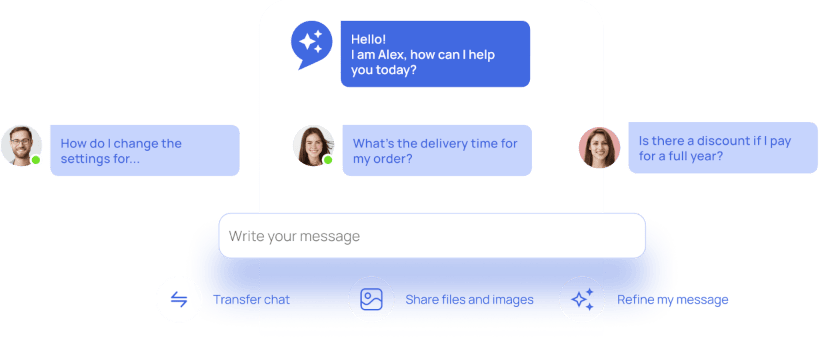 Unlimited live chat history dashboard